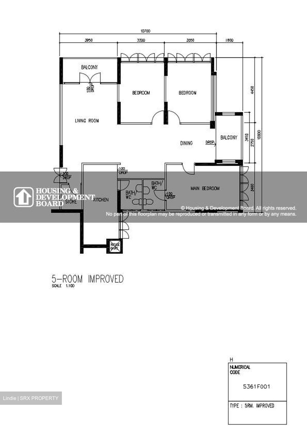 Blk 414 Commonwealth Avenue West (Clementi), HDB 5 Rooms #541404401